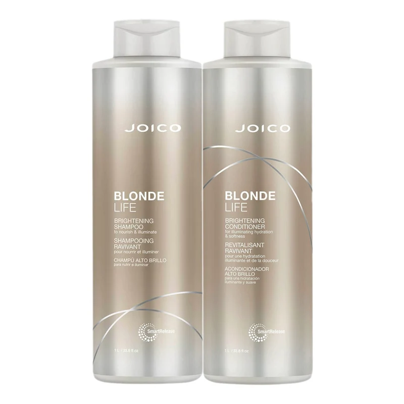 Joico Blonde Life Brightening Shampoo 1000ml Conditioner 1000ml