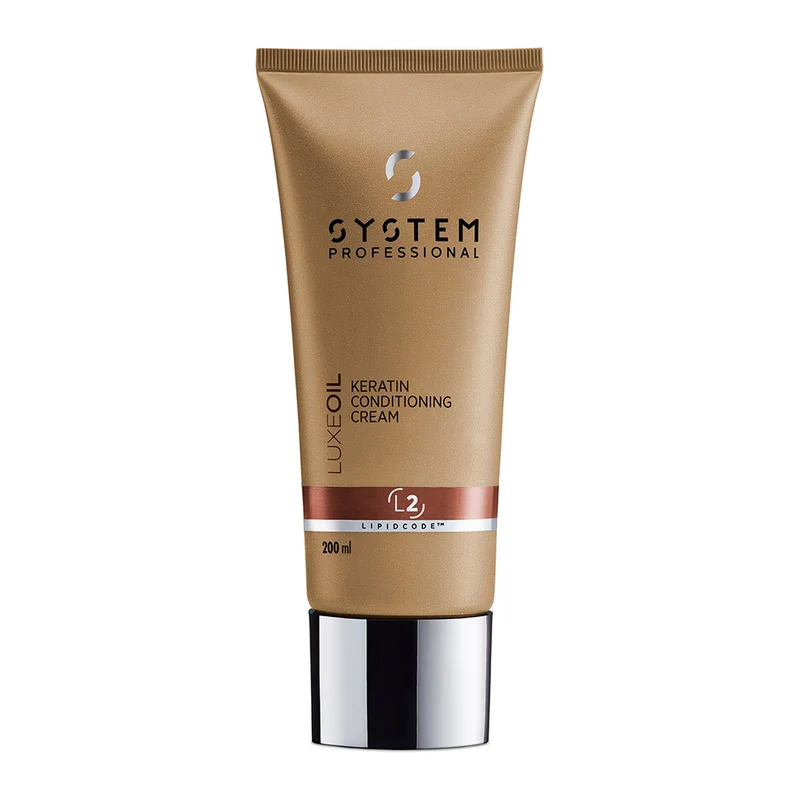 System Porfessional LuxeOil Keratin Conditioning Cream 200ml - après-shampoing anti-frisottis