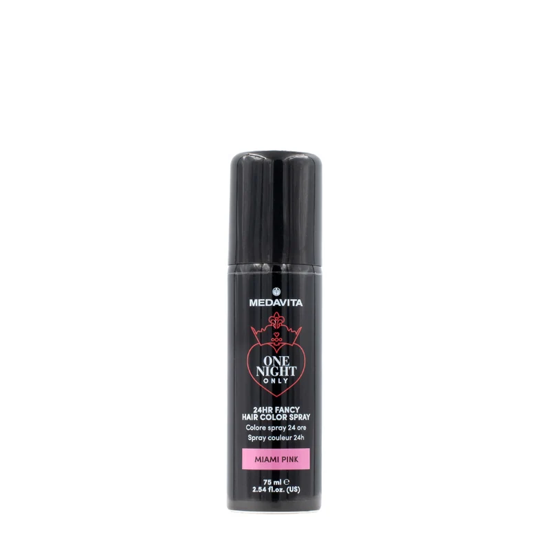 Medavita 24h Fancy Hair Color Spray Miami Pink 75ml - spray de couleur cheveux rose