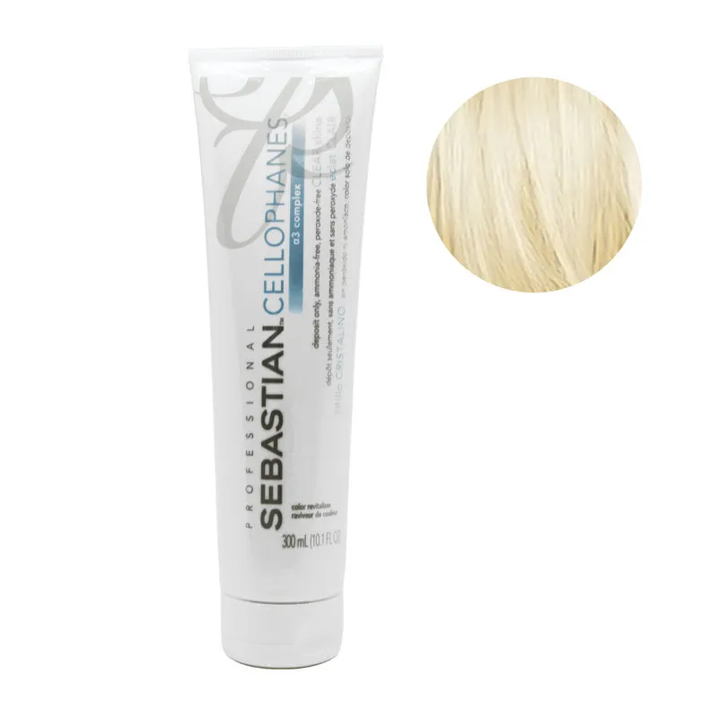Sebastian Cellophanes Clear Shine 300ml - masque brillance restructurant