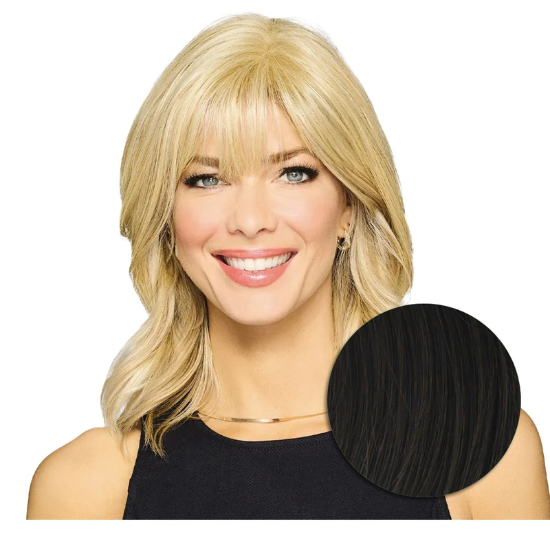 Hairdo Topper Stylish Wave R4 Marron Foncé - toupet vagues