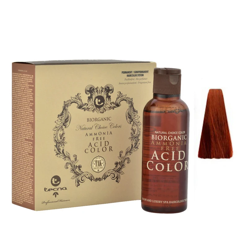 6.46 Orange Rouge Tecna NCC Biorganic Acid Color 3x130ml