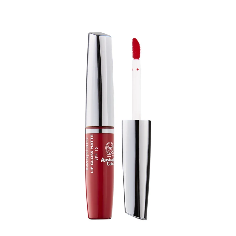 Raysistant Make Up Lip Gloss Matte SPF15 Red