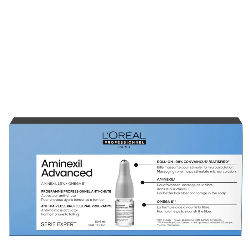 L'Oréal Professionnel Paris Serie Expert Scalp Aminexil Advanced 10x6ml - ampoules anti-chute