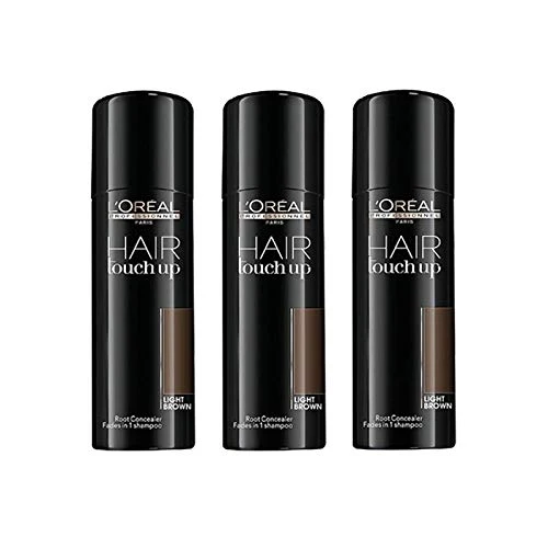 L'Oreal Hair Touch Up Light brown 75ml kit 3 pcs