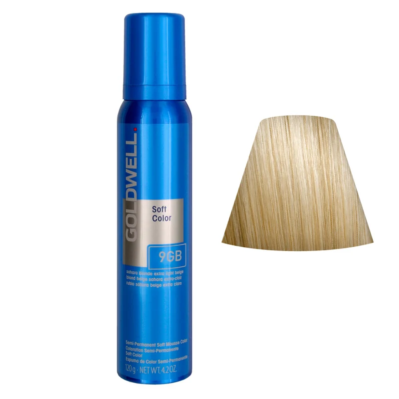 Goldwell Colorance soft color Coloration directe traitante en mousse 9GB Sahara Blonde Extra Light B