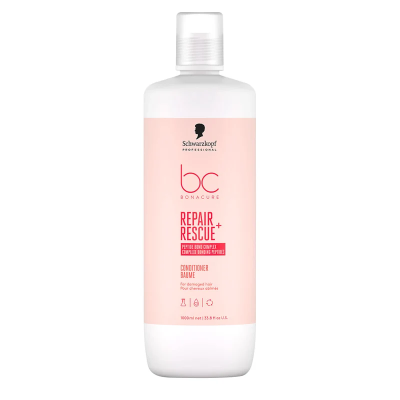 Schwarzkopf Professional BC Bonacure Repair Rescue+ Conditioner 1000ml - après-shampoing pour cheveux abîmés