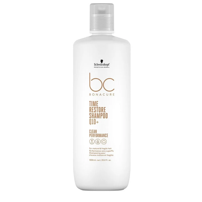 Schwarzkopf BC Bonacure Time Restore Conditioner Q10+ 1000ml - baume pour les cheveux matures