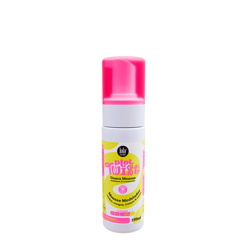 Lola From Rio Plot Twist Guava Mousse 150ml - mousse cheveux bouclés