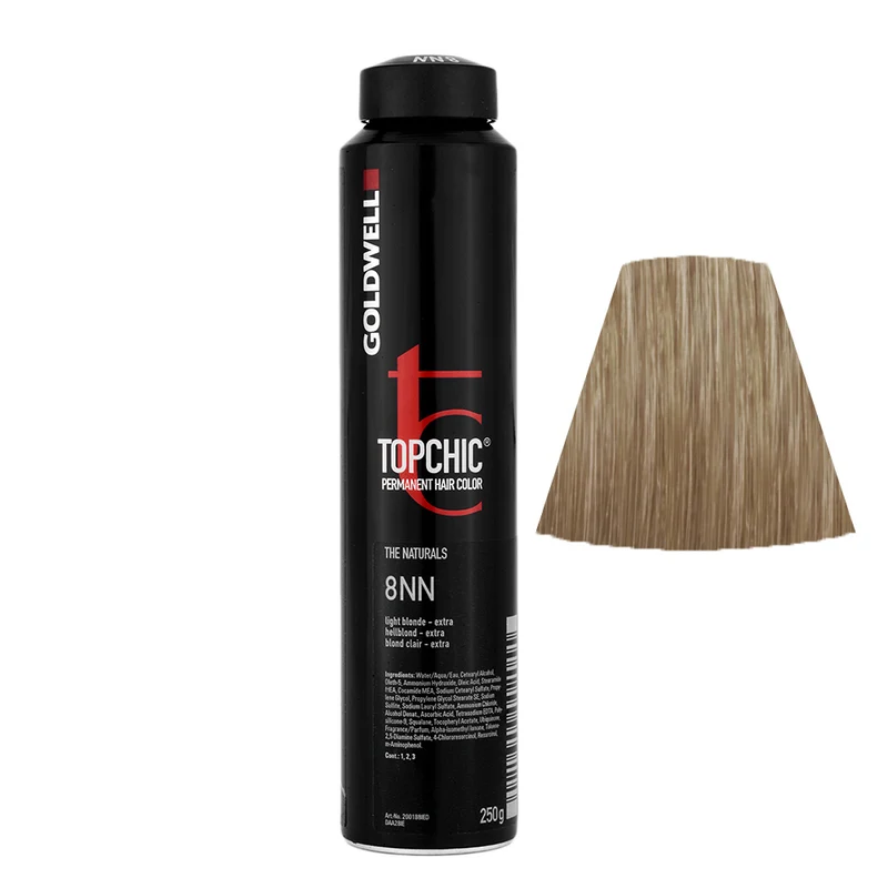 Goldwell Topchic Can 8NN Blond Clair Extra 250gr - coloration permanente en bombe