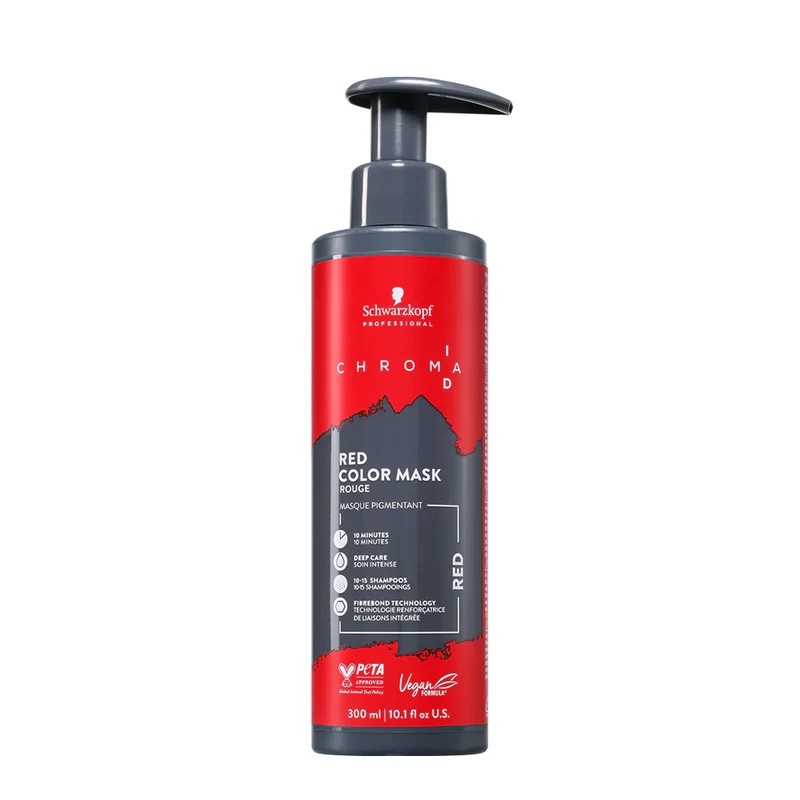 Schwarzkopf Chroma ID Color Mask Red 300ml - masque colorant semi-permanent