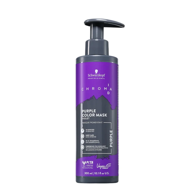 Schwarzkopf Chroma ID Color Mask Purple 300ml - masque colorant semi-permanent