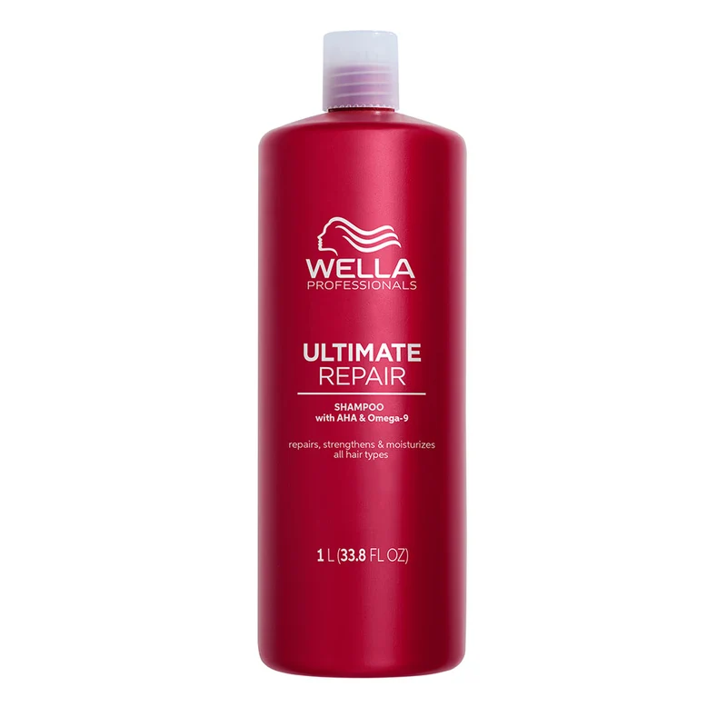 Wella Ultimate Repair Shampoo 1000ml - shampooing cheveux endommagés