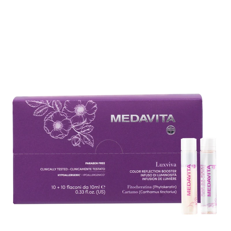 Medavita Luxviva Color Reflection Booster 10x10ml - flacons illuminateurs cheveux ternes