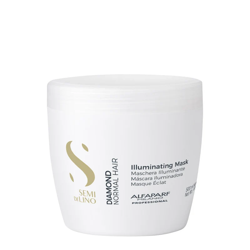 Alfaparf Milano Semi Di Lino Diamond Illuminating Mask 500ml - masque brillance
