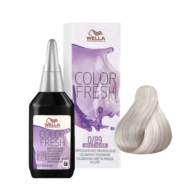 Wella Color Fresh Silver 0/89 Perle Cendrè 75ml - rehausseur de couleur sans ammoniac