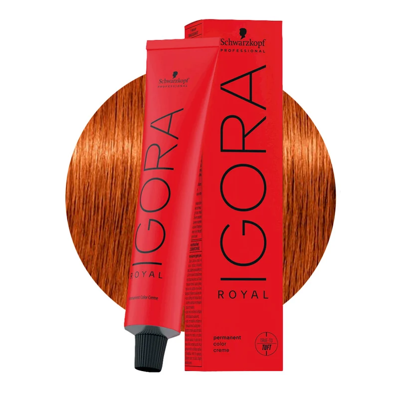 Schwarzkopf Igora Royal 7-4 Blond Moyen Beige 60ml - coloration permanente