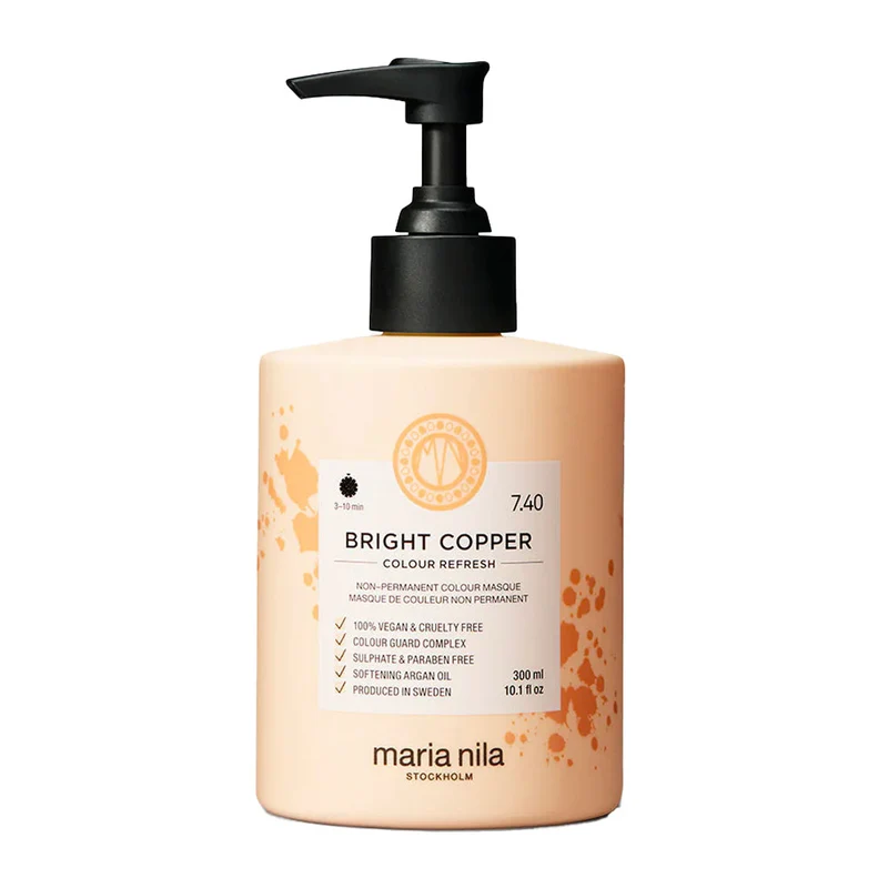 Maria Nila Colour Refresh Bright Copper 300ml - masque colorant
