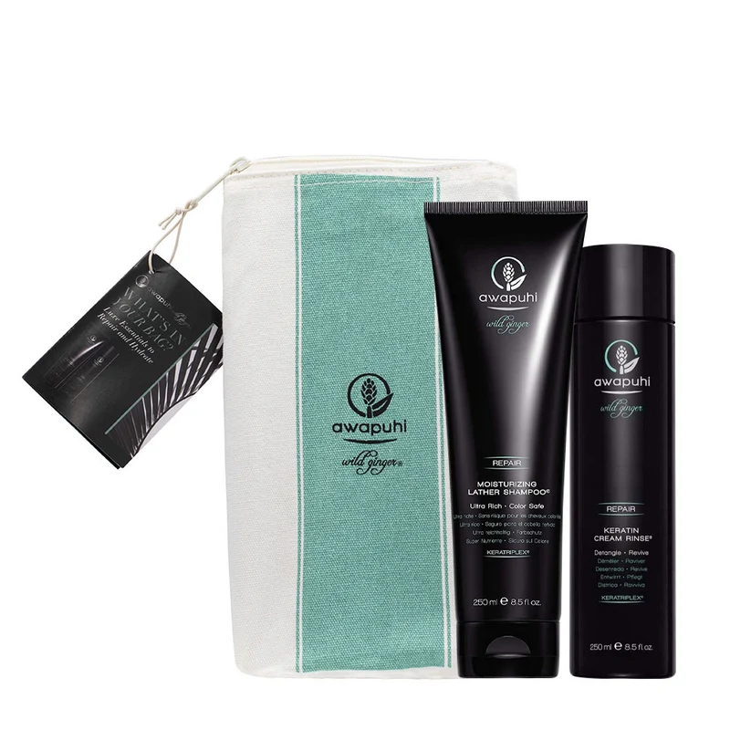 Paul Mitchell Awapuhi Wild Ginger Luxe Essentials to Repair and Hydrate