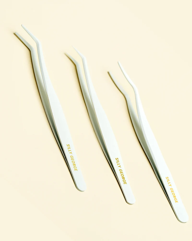 Stick-Resistant Tweezer Trio