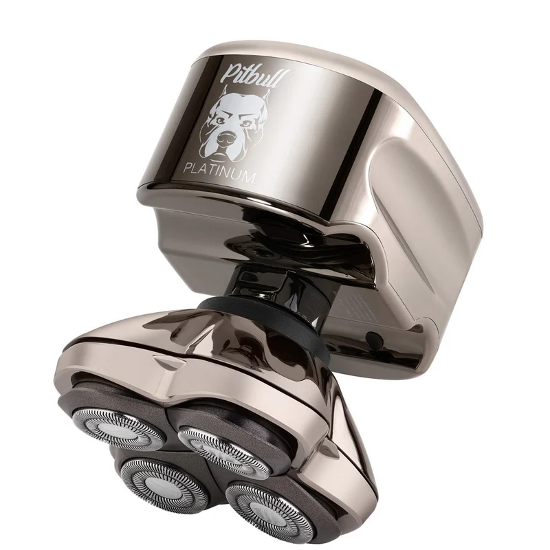 Rasoir tête et visage Pitbull Platinum PRO | Câble de chargement USB inclus