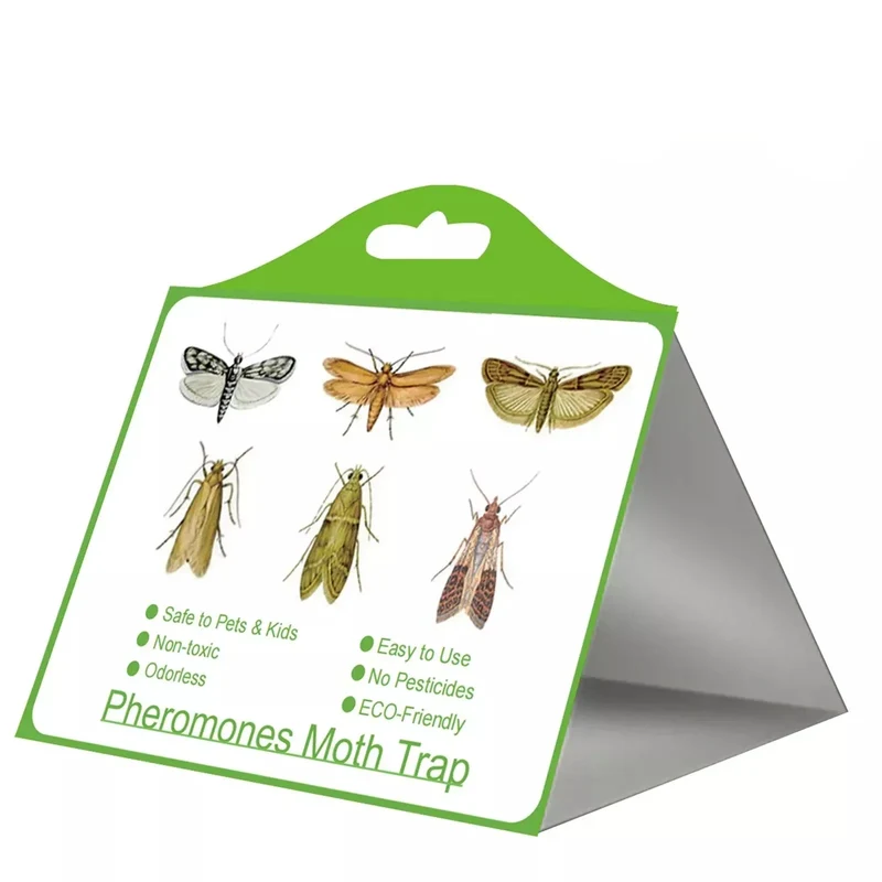 Lot de 6 Pièges Autocollants Anti-Mites Pour Vêtements