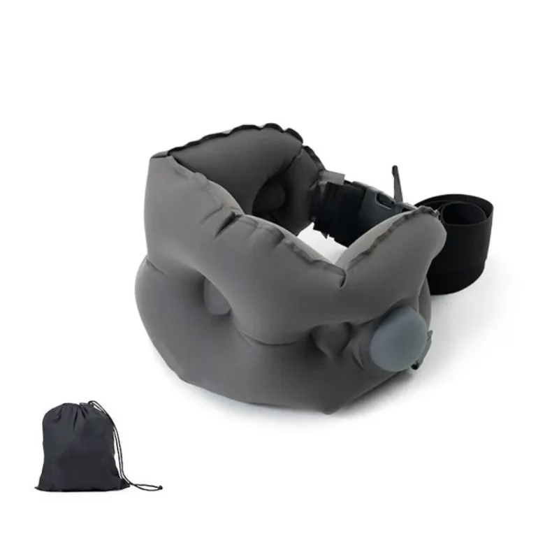 Coussin Lombaire Gonflable Portable – Soutien Réglable avec Sac de Rangement