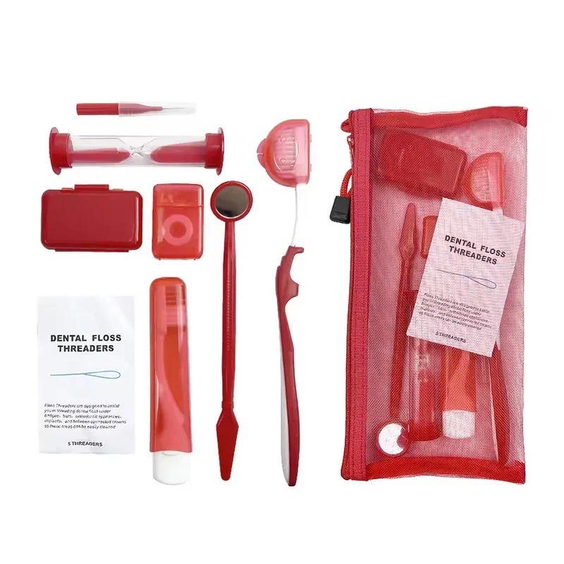 Kit Complet d'Hygiène Buccale 9PCS - Idéal en Voyage