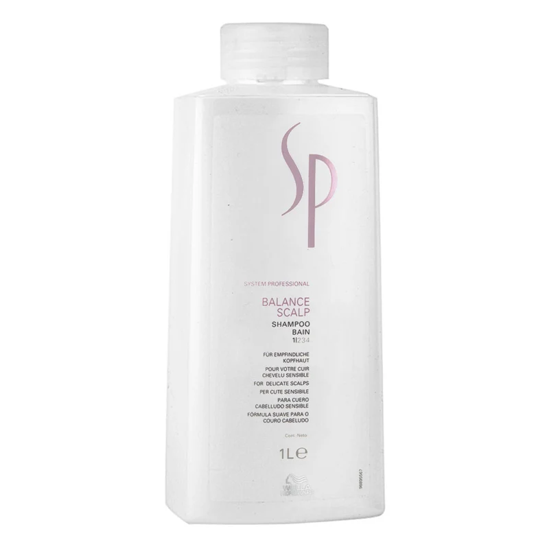 Wella SP Balance Scalp Shampoo 1000ml - shampoing antichute pour cuir chevelu sensible