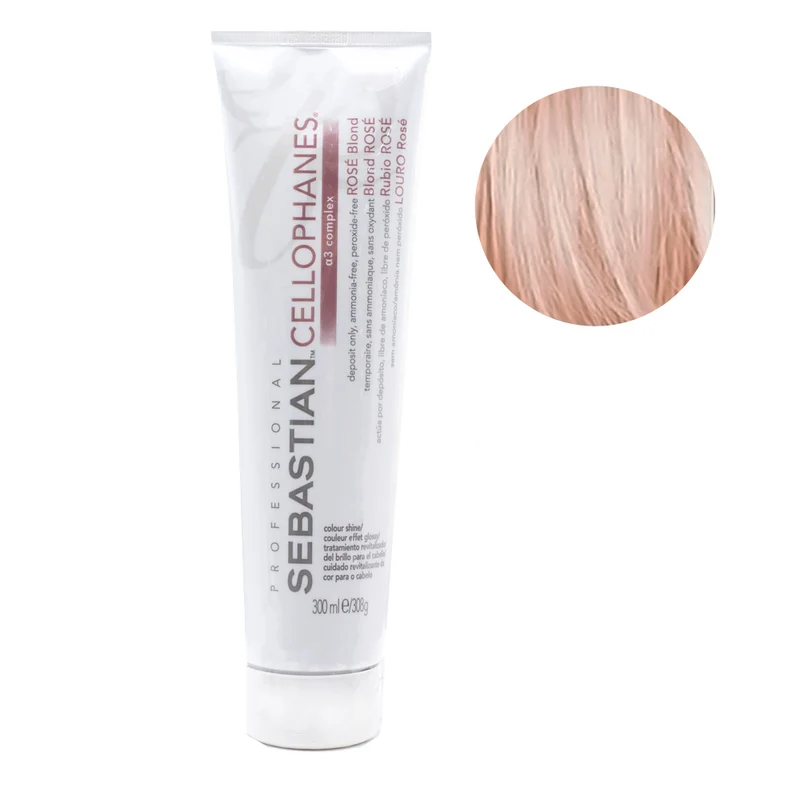 Sebastian Cellophanes Rose Blond 300ml - masque colorant restructurant