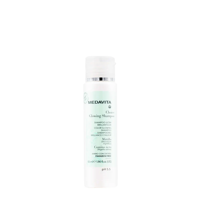 Medavita Choice Glowing Shampoo 55ml - shampooing ultra brillance