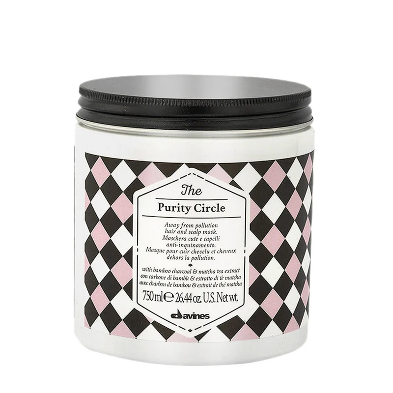 Davines The Circle Chronicles The Purity Circle 750ml - masque anti-pollution pour cuir chevelu et cheveux