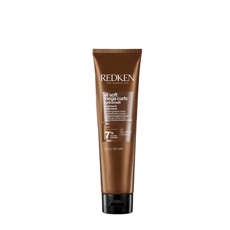 Redken All Soft Mega Curls Hydramelt 150ml - traitement sans rinçage pour cheveux bouclés et secs