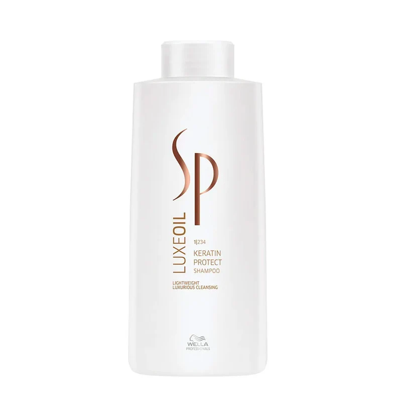 Wella SP Luxe Oil Keratine Protect Shampoo 1000ml - shampoing anti-frisottis