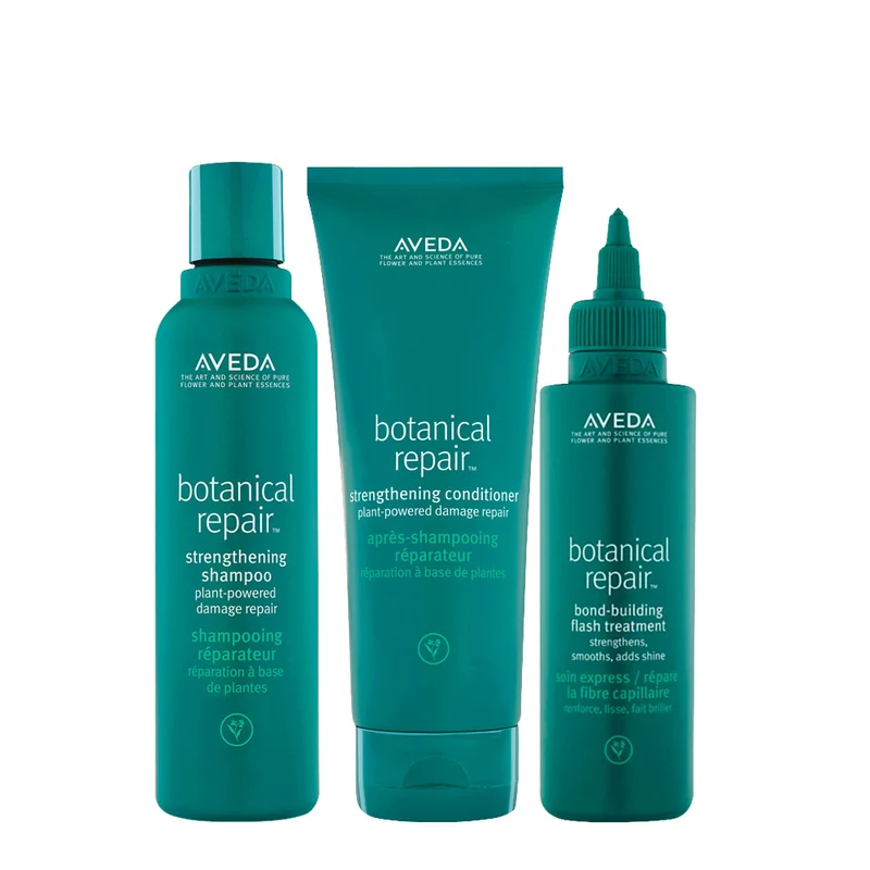 Aveda Botanical Repair Strengthening Shampoo 200ml Conditioner 200ml Treatment 150ml