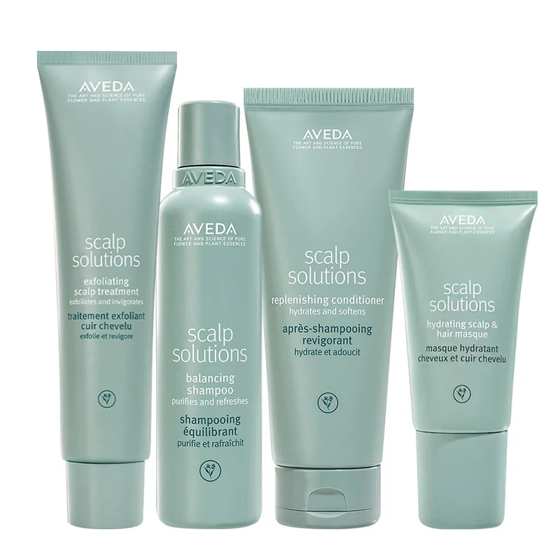 Aveda Scalp Solutions Exfoliating Scalp Treatment 150ml Shampoo 200ml Conditioner 200ml Masque 150ml