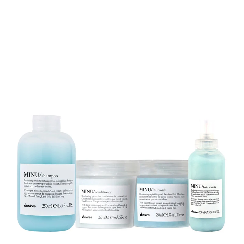 Davines Essential hair care Minu Shampoo 250ml Conditioner 250ml Mask 250ml Serum 150ml