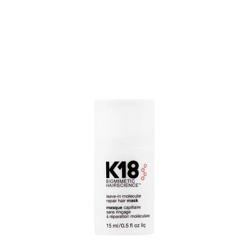 K18 Leave-In Molecular Repair Hair Mask 15ml - traitement sans rinçage pour cheveux abîmés