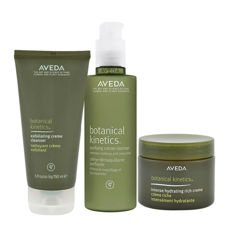 Aveda Botanical Kinetics Exfoliating Creme Cleanser 150ml Cleanser 150ml Rich Creme 50ml