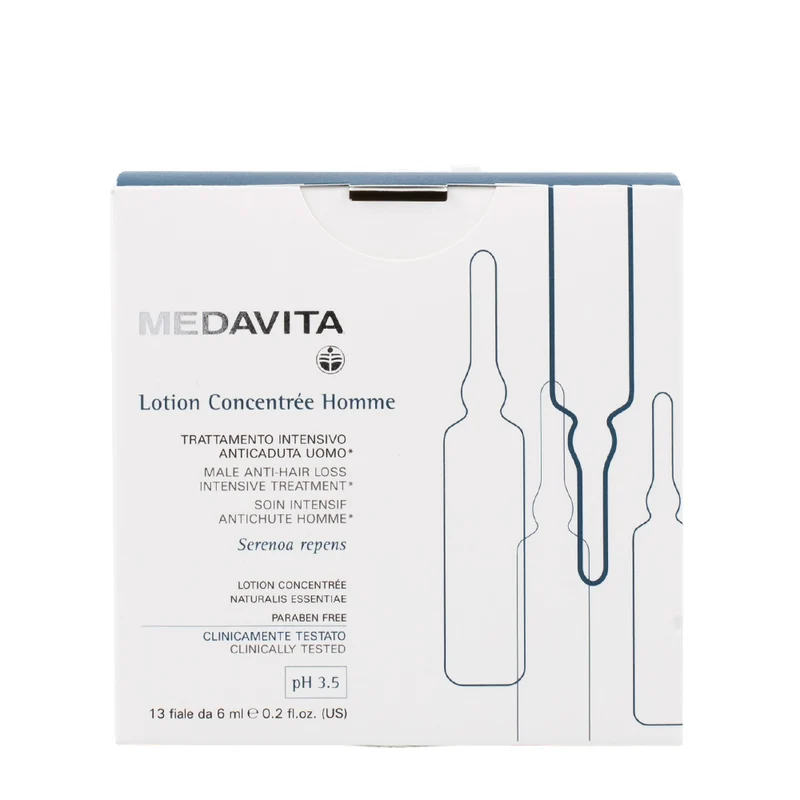 Medavita Cute Lotion Concentrée Homme Anti Hair Loss Treatment 13X6ml - flacons anti-chute pour hommes