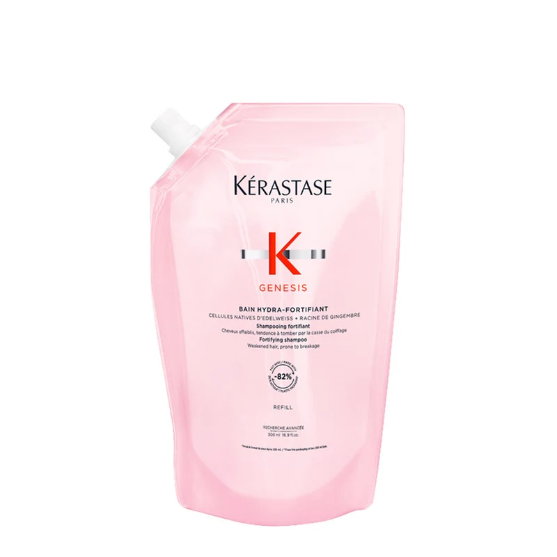 Kerastase Genesis Bain Hydra Fortifiant Refill 500ml - éco-recharge shampooing anti-chute