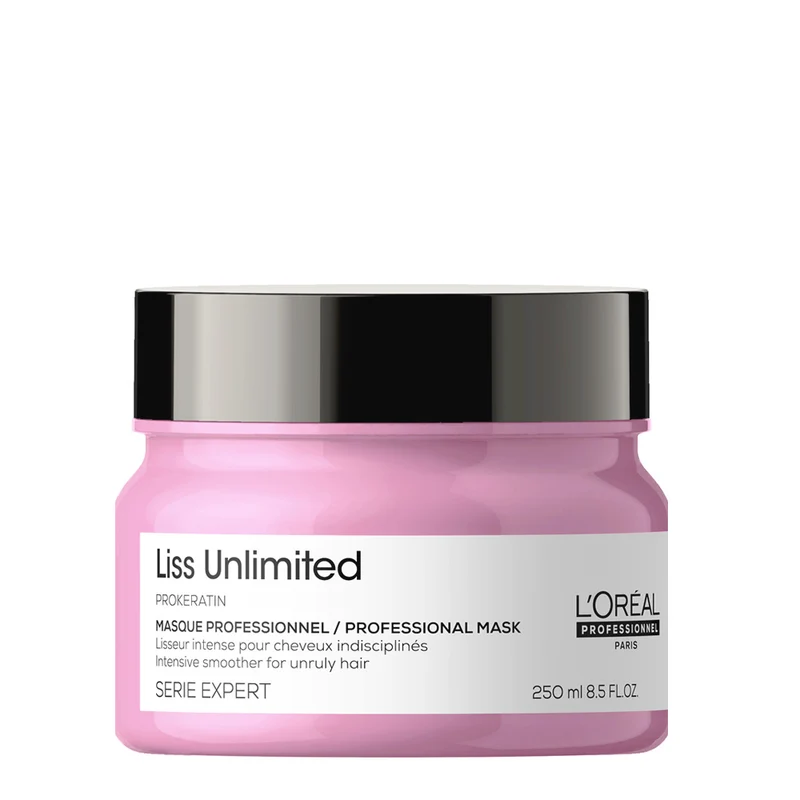 L'Oréal Professionnel Paris Serie Expert Liss Unlimited Mask 250ml - masque cheveux crépus