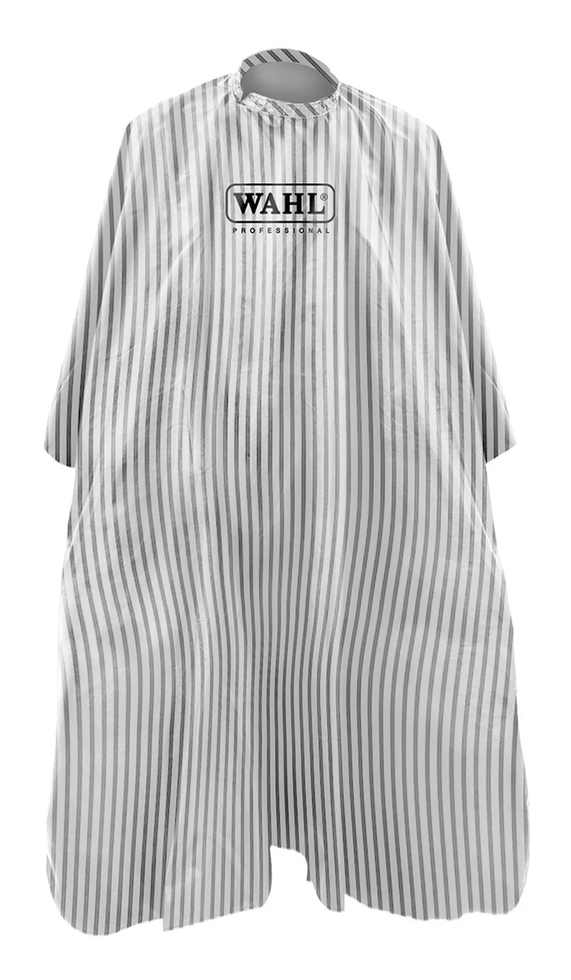 Wahl Barber Cape Pinstripe Wit