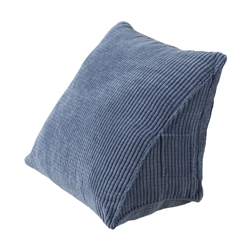 Oreiller de Lecture Triangulaire avec Poche