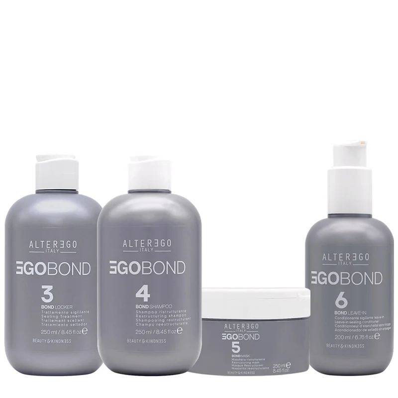 Alterego EgoBond 3 Locker 250ml 4 Shampoo 250ml 5 Mask 250ml 6 Conditioner 200ml
