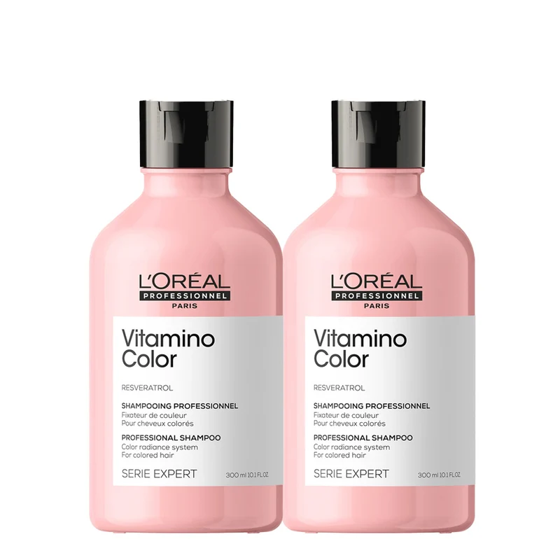 L'Oréal Professionnel Paris Serie Expert Vitamino Color Shampoo 300ml x 2