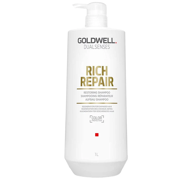 Goldwell Dualsenses Rich Repair Restoring Shampoo 1000ml - shampooing pour cheveux secs ou abîmés