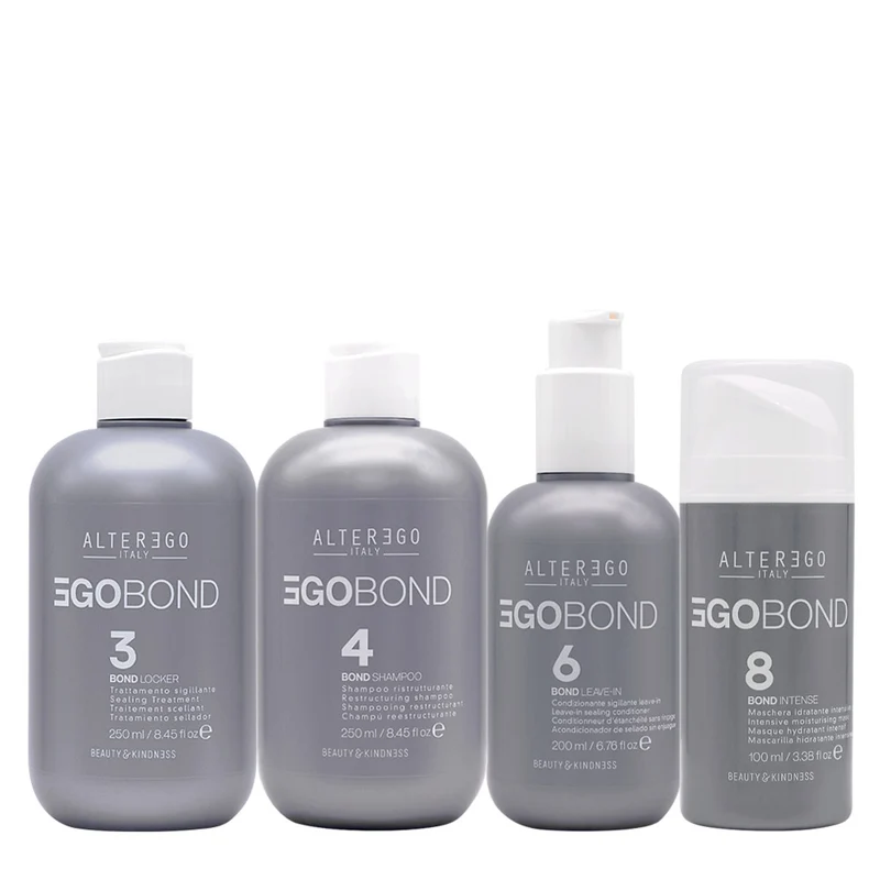 Alterego EgoBond 3 Locker 250ml 4 Shampoo 6 Conditioner 200ml 8 Intense 100ml