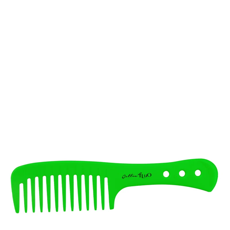 Gettin fluo Peigne Avec Manche Vert
