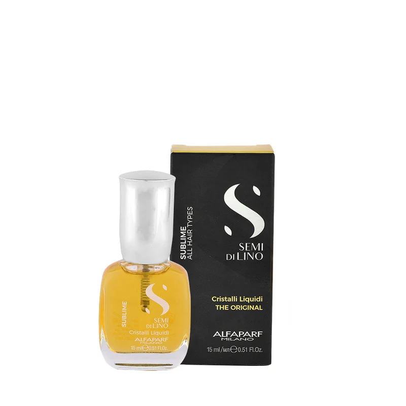 Alfaparf Milano Semi Di Lino Sublime Cristalli Liquidi The Original 15ml - sérum brilliance